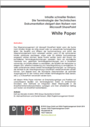 Inhalte schneller finden: die Terminologie der Technischen Dokumentation steigert den Nutzen von SharePoint (White Paper)